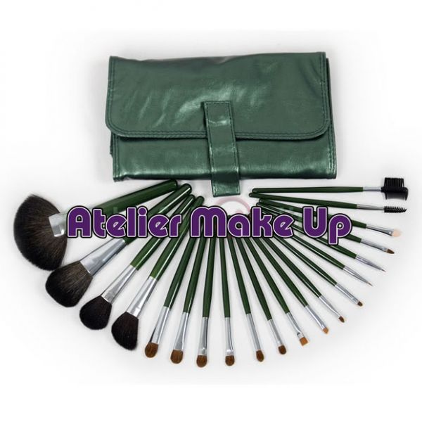 Kit de 20 pincéis verde